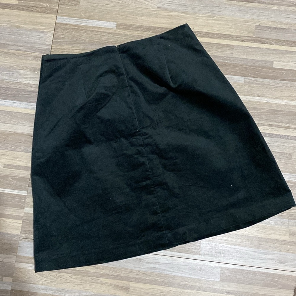 Banana Republic velvet button down mini skirt size women’s 2 - Picture 8 of 10